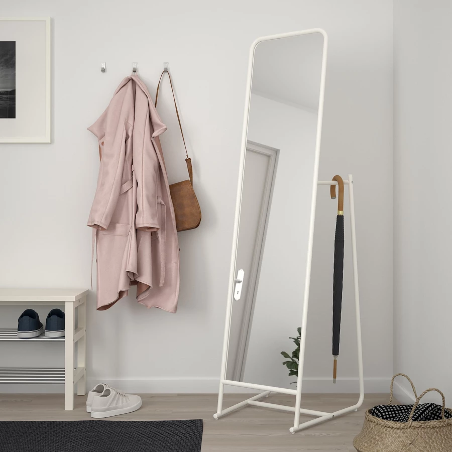 Зеркало - KNAPPER IKEA/ КНАППЕР ИКЕА, 48х160 см,  белый (изображение №2)