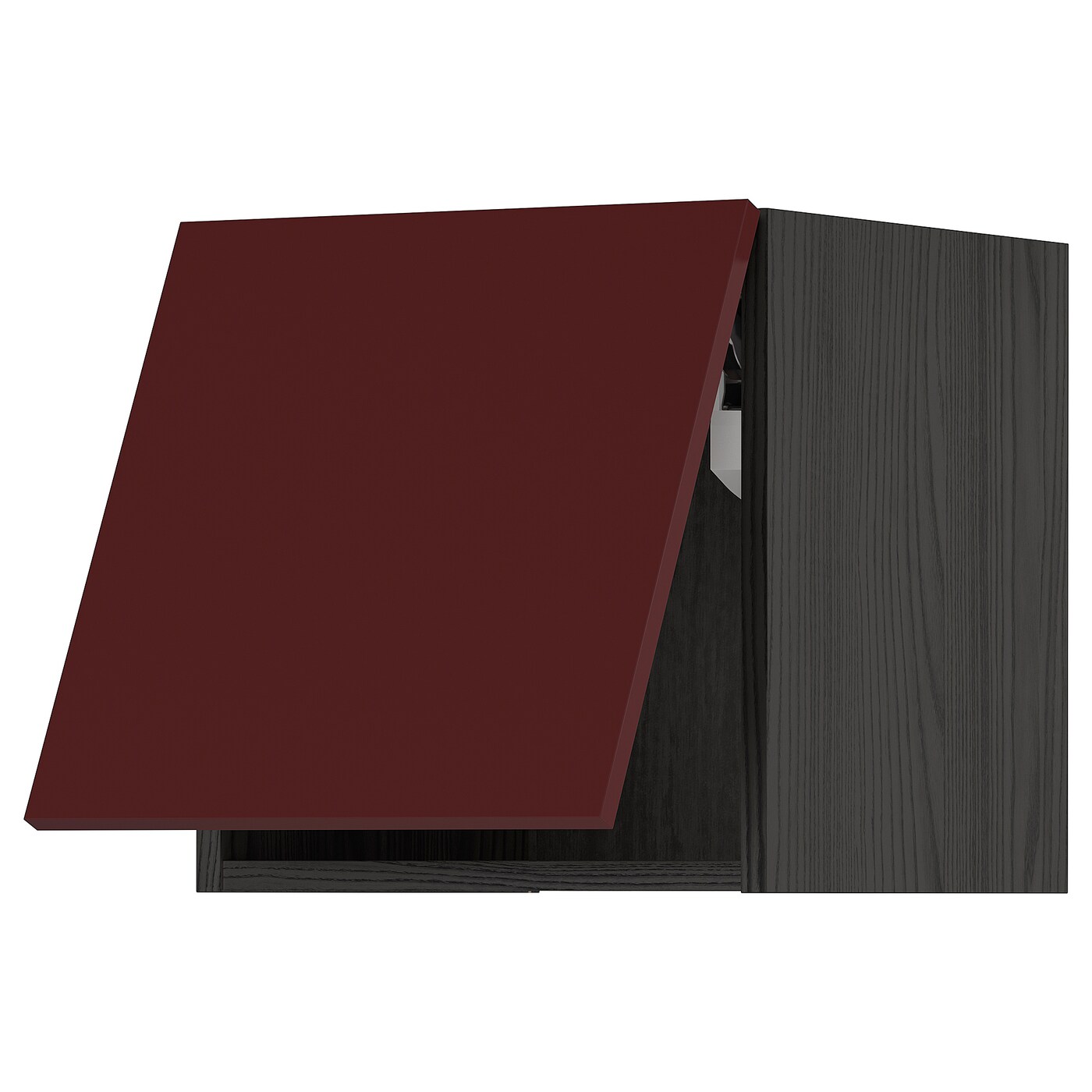 Навесной шкаф - METOD IKEA/ МЕТОД ИКЕА, 40х40 см, черный/красный