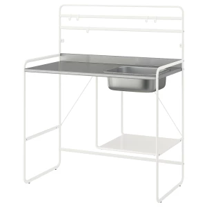 Мини-кухня - SUNNERSTA IKEA/СУННЕРСТА ИКЕА, 112x56x139 см, белый