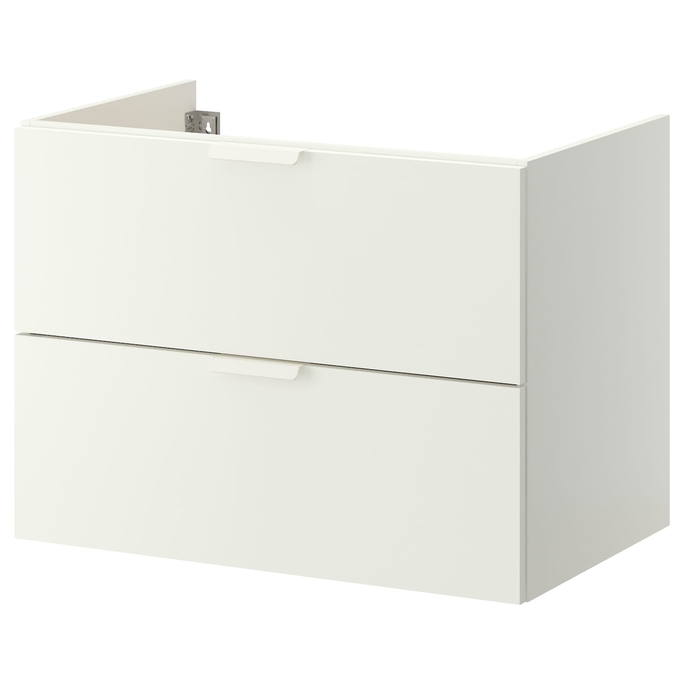 Шкаф под умывальник с 2 ящиками - GODMORGON IKEA/ ГОДМОРГОН ИКЕА, 80х58 см, белый