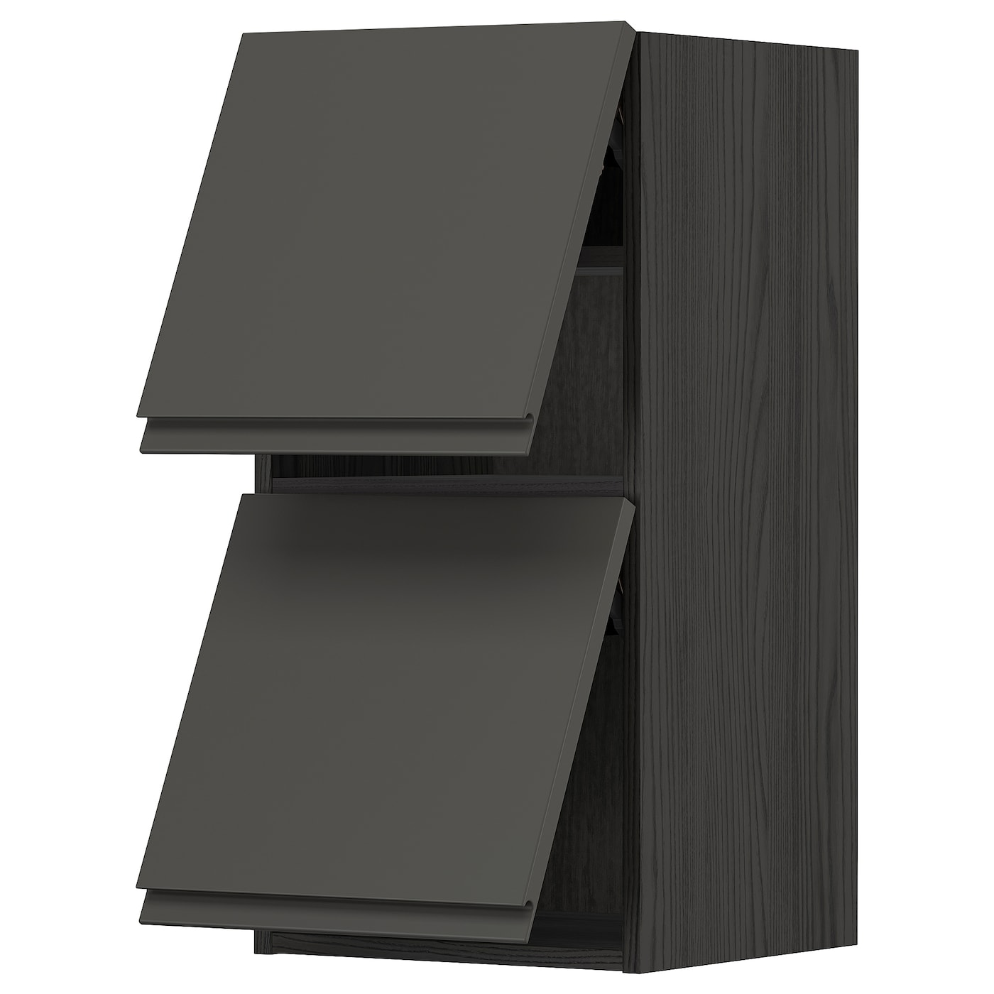Навесной шкаф - METOD IKEA/ МЕТОД ИКЕА, 40х80 см,  черный
