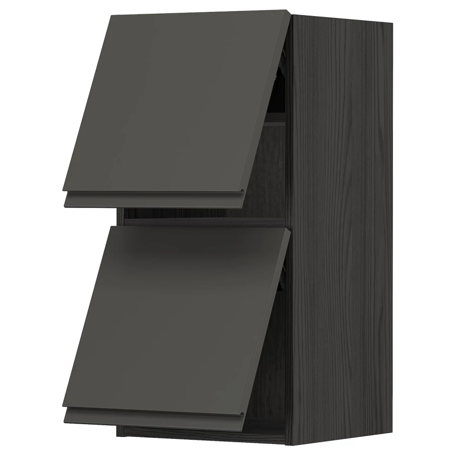 Навесной шкаф - METOD IKEA/ МЕТОД ИКЕА, 40х80 см,  черный (изображение №1)