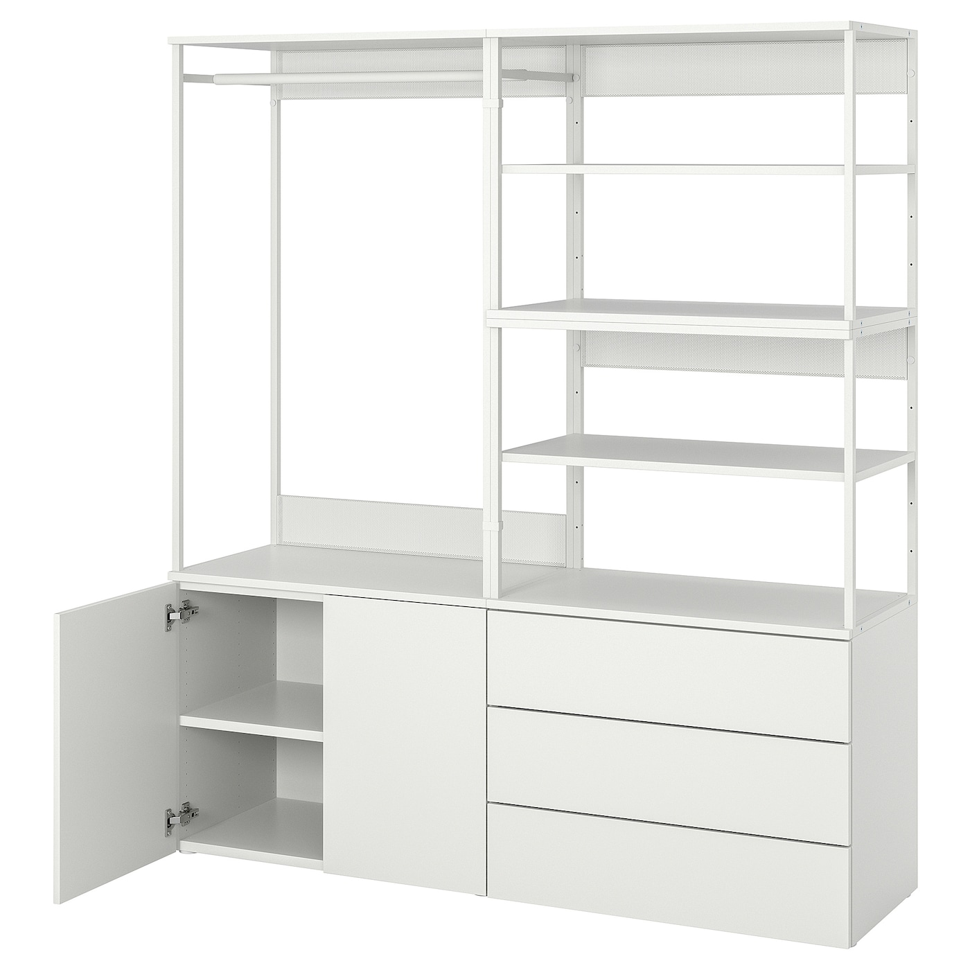 Комбинация для хранения - PLATSA  IKEA/ ПЛАТСА  ИКЕА, 181х160 см, белый