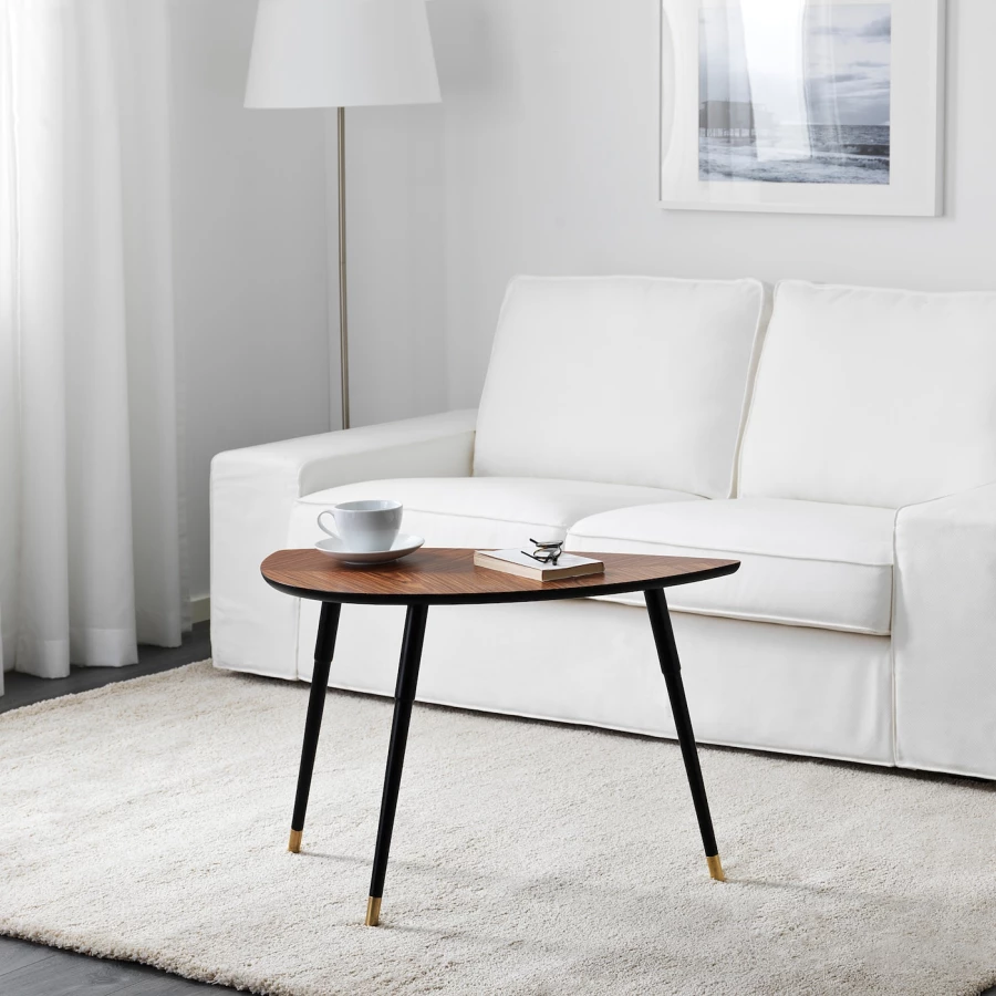 Придиванный столик - IKEA LÖVBACKEN/ИКЕА ЛЁВБАККЕН, 39х51х77 см, классический коричневый (изображение №4)