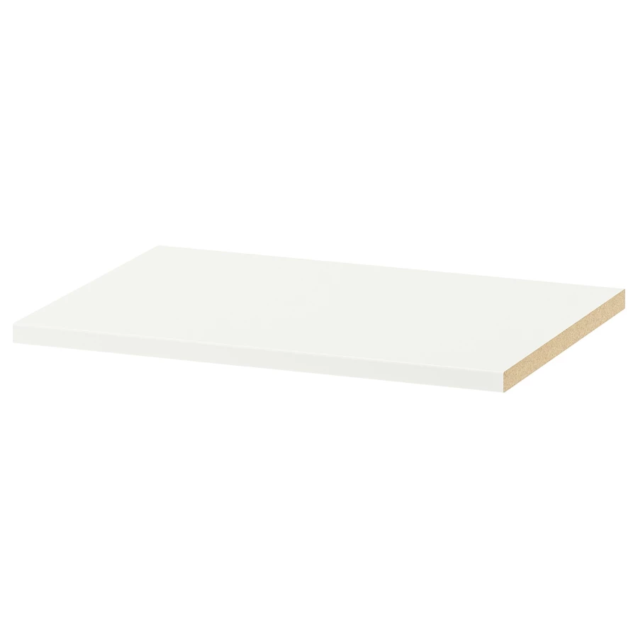 Полка - IKEA KOMPLEMENT/КОМПЛЕМЕНТ ИКЕА, 34,8х1,8х46,1 см, белый (изображение №1)