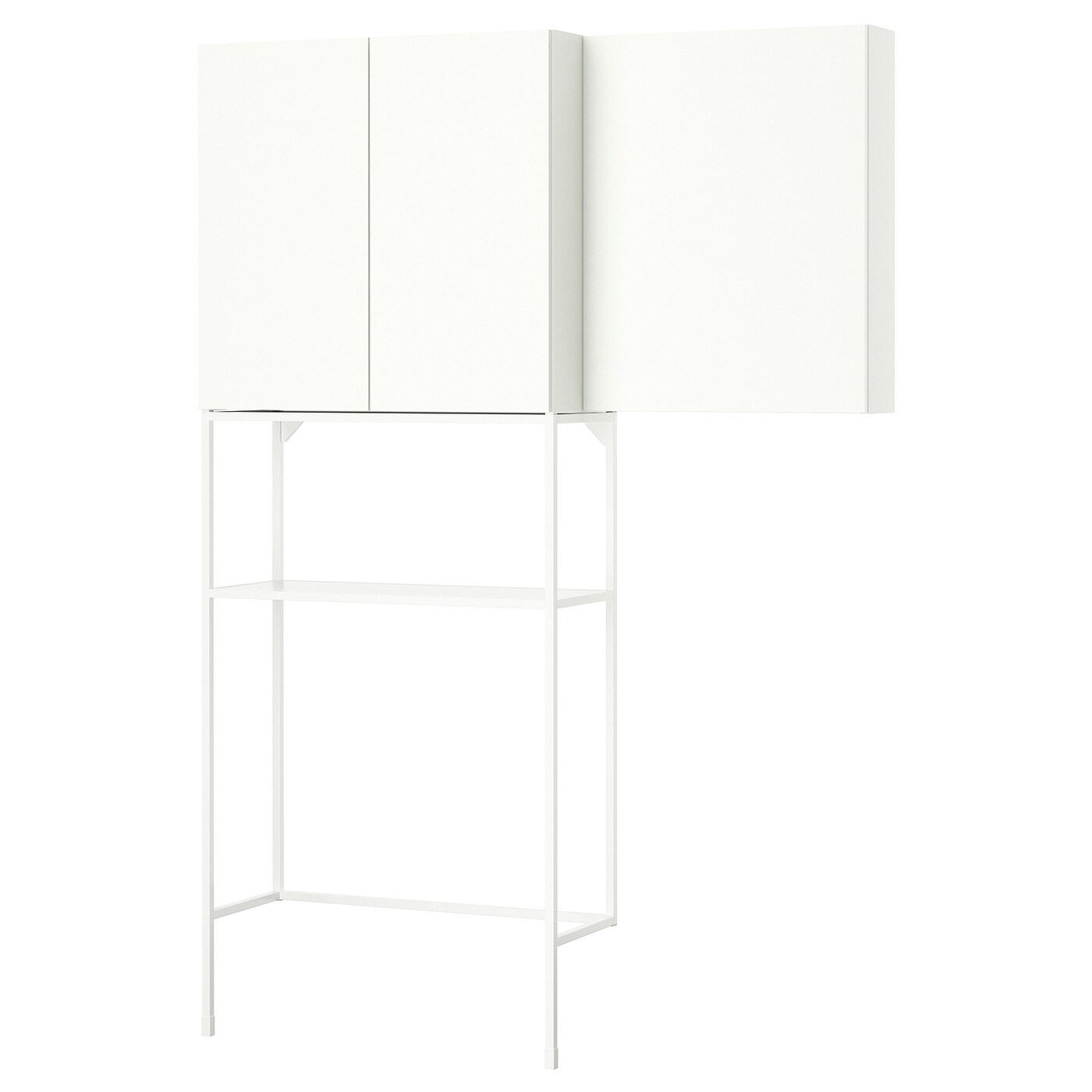 Книжный шкаф -  ENHET IKEA/ ЭНХЕТ ИКЕА, 204х140 см, белый