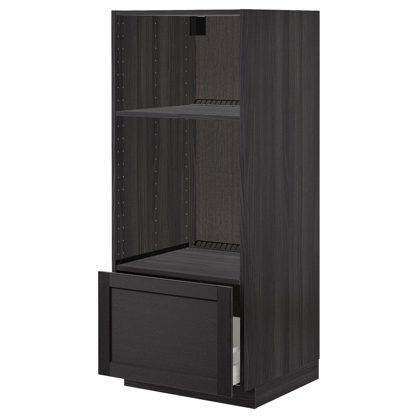 Напольный шкаф - IKEA METOD MAXIMERA, 148x62x60см, черный, МЕТОД МАКСИМЕРА ИКЕА