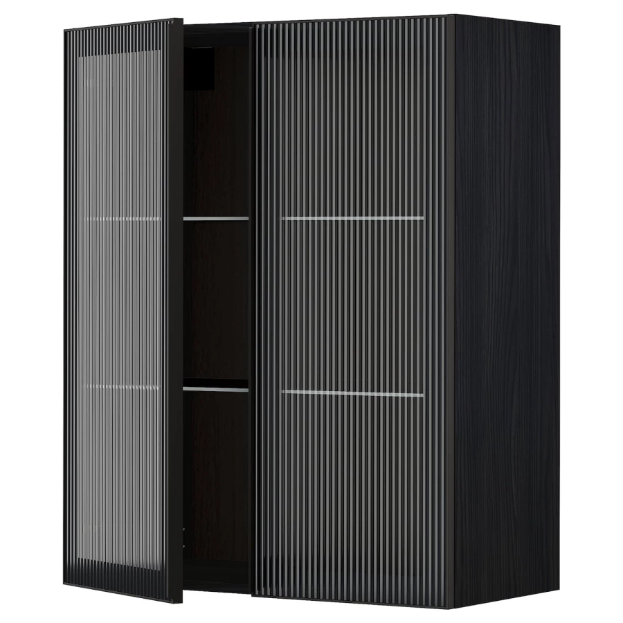 Шкаф  - METOD  IKEA/  МЕТОД ИКЕА, 100х80 см, черный (изображение №1)