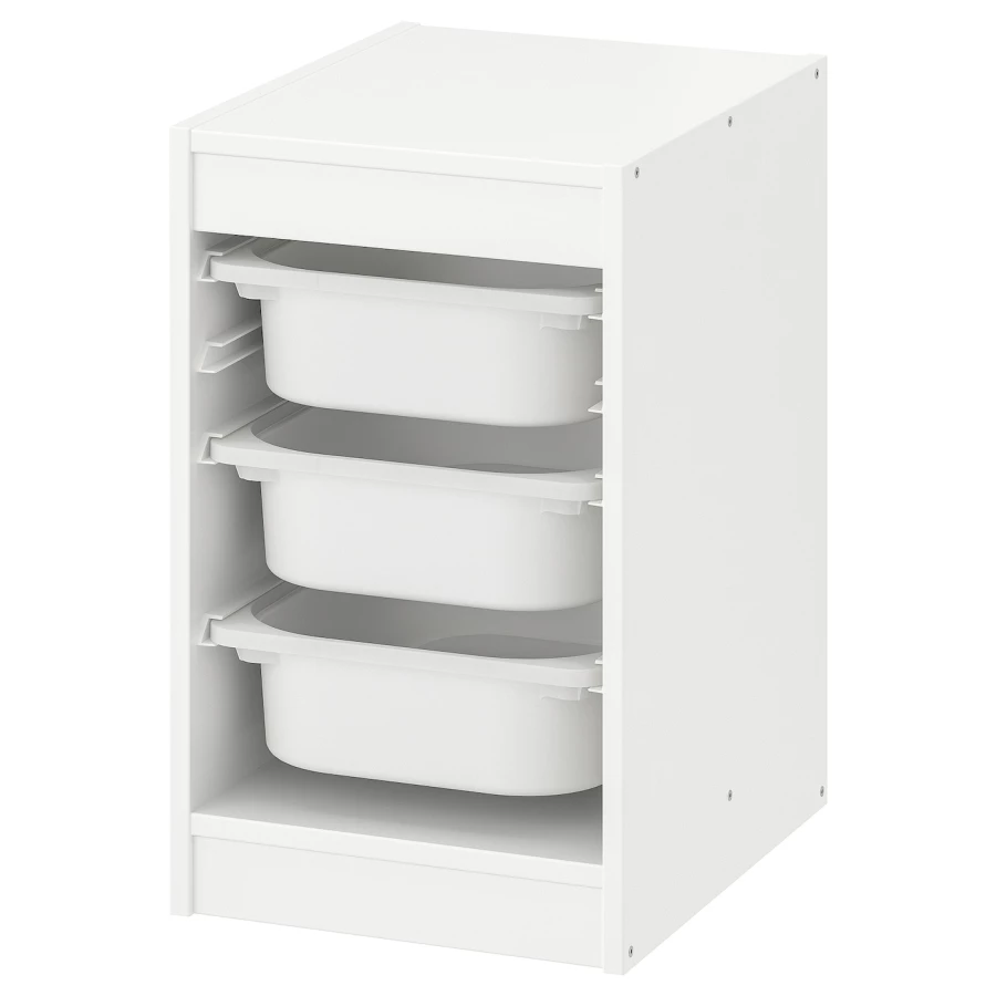 Стеллаж - IKEA TROFAST, 34х44х55 см, белый, ТРУФАСТ ИКЕА (изображение №1)