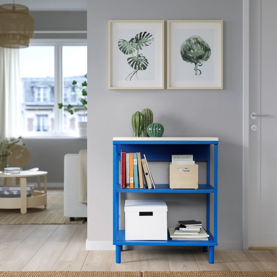 Стеллаж - IKEA PLATSA, 60х42х73 см, синий, ПЛАТСА ИКЕА (изображение №2)