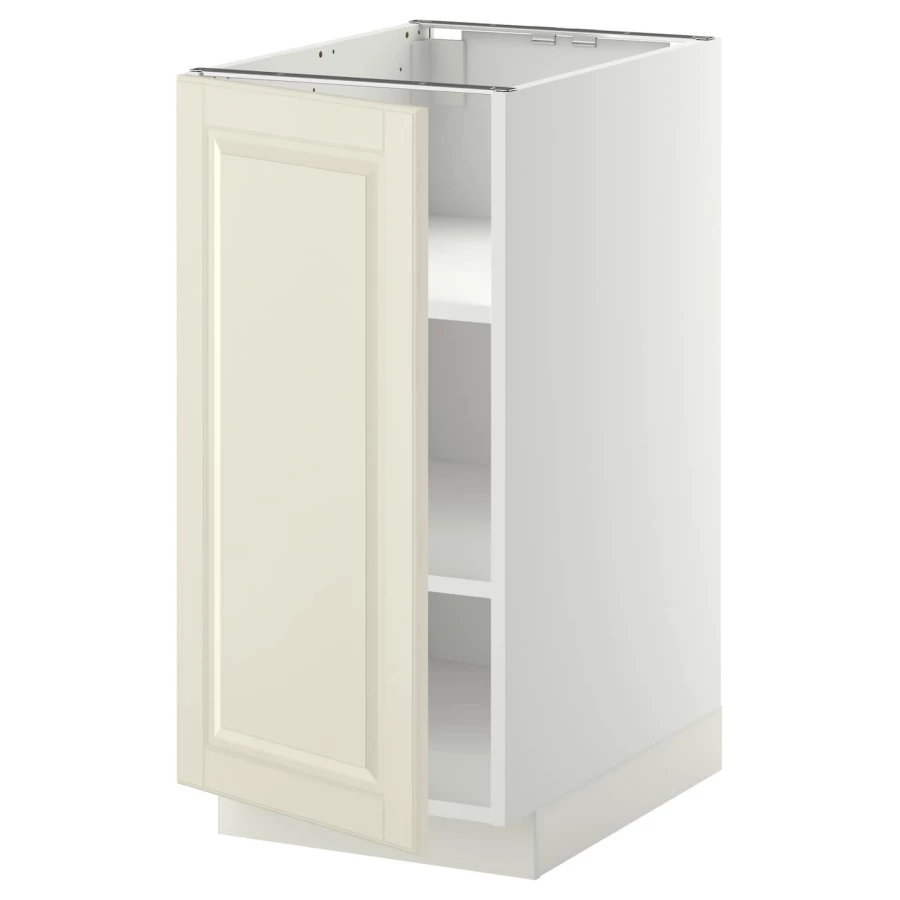 Напольный кухонный шкаф  - IKEA METOD, 88x62x40см, белый, МЕТОД ИКЕА (изображение №1)