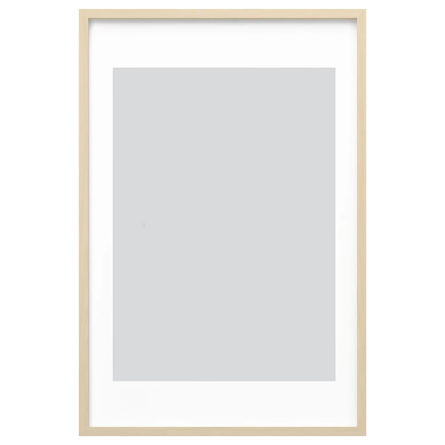 Рамка - IKEA RÖDALM/RODALM/РОДАЛЬМ ИКЕА, 91х61 см, белый/бежевый (изображение №1)
