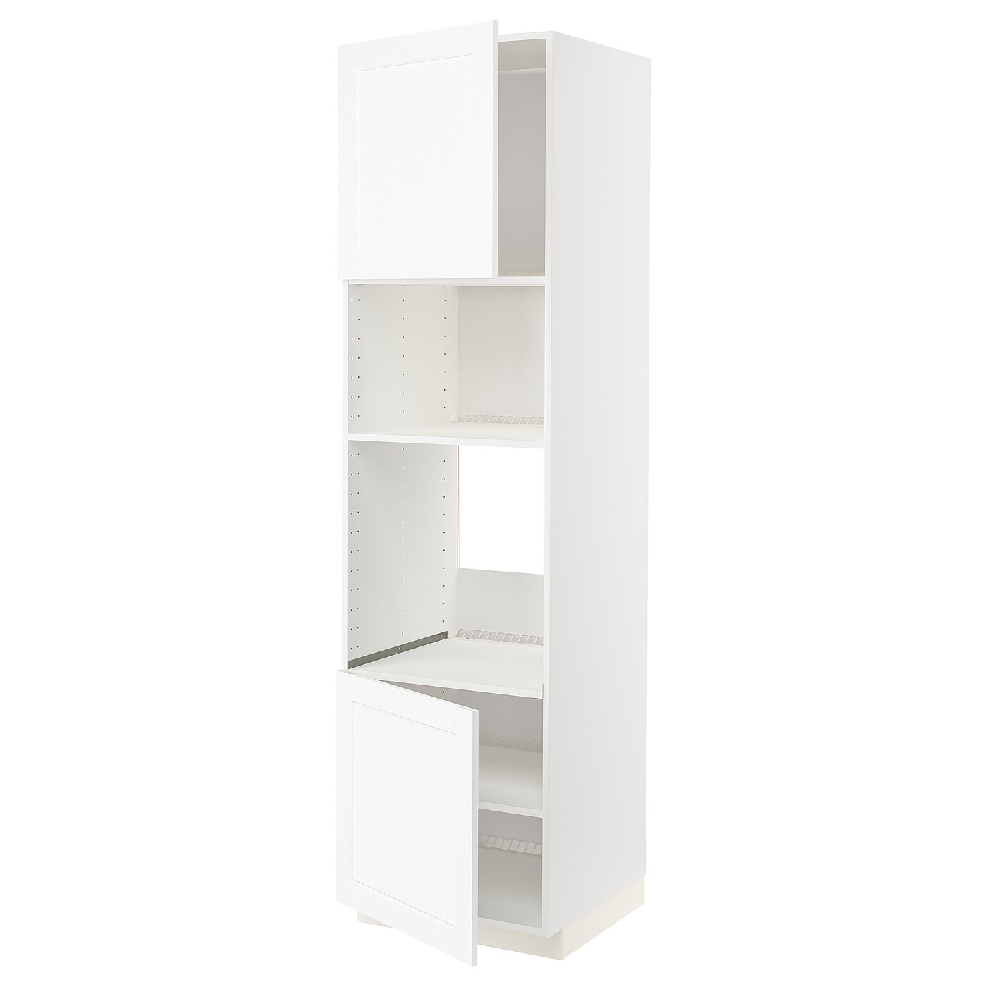 Кухонный шкаф-пенал - IKEA METOD/МЕТОД ИКЕА, 220х60х60 см, белый