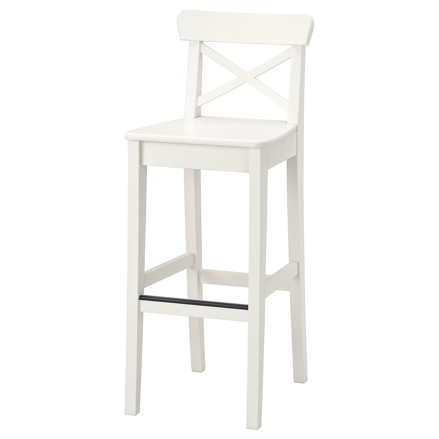 Барный стул - IKEA INGOLF/ИНГОЛЬФ ИКЕА, 40х46х102 см, белый