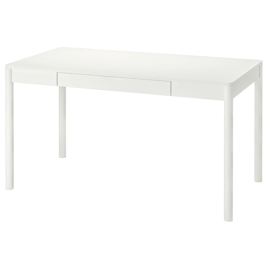Письменный стол - IKEA TONSTAD, 140x75 см, белый, ТОНСТАД ИКЕА (изображение №1)