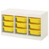 Стеллаж - IKEA TROFAST, 99х44х56 см, белый/желтый, ТРУФАСТ ИКЕА