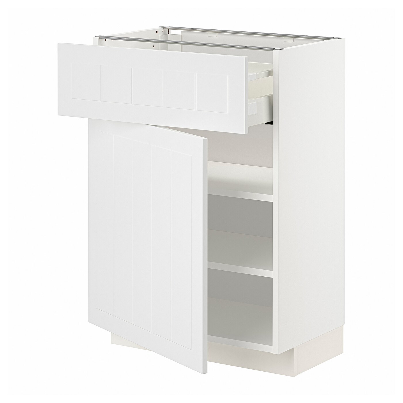 Напольный шкаф - IKEA METOD MAXIMERA, 88x39,5x60см, белый, МЕТОД МАКСИМЕРА ИКЕА