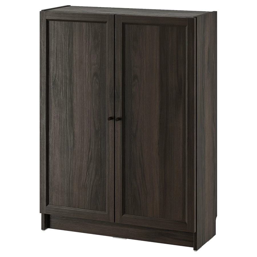 Книжный шкаф -  BILLY / OXBERG IKEA/ БИЛЛИ/ ОКСБЕРГ ИКЕА,80х30х106 см, коричневый (изображение №1)