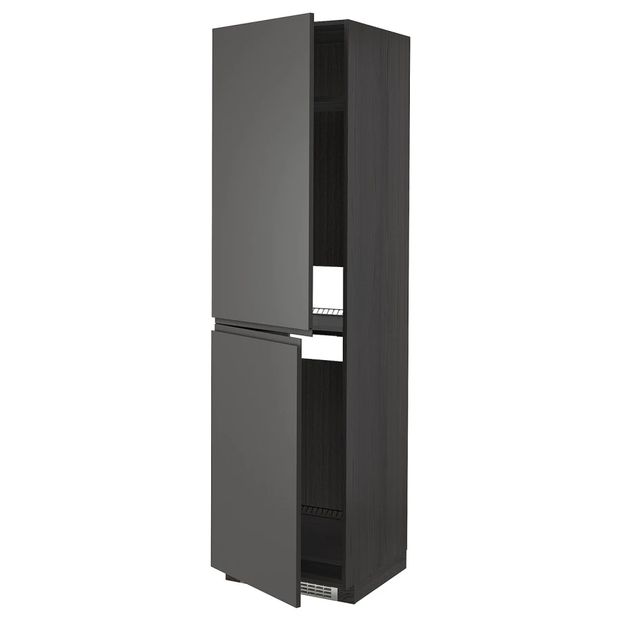 Шкаф для встроенной техники - IKEA METOD, 228x62x60см, темно-серый, МЕТОД  ИКЕА (изображение №1)