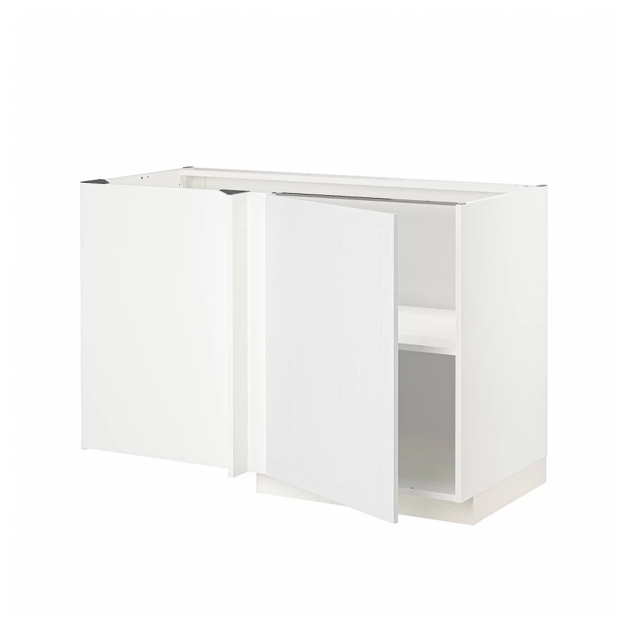 Напольный шкаф - METOD IKEA/ МЕТОД ИКЕА,  128х68 см, белый (изображение №1)