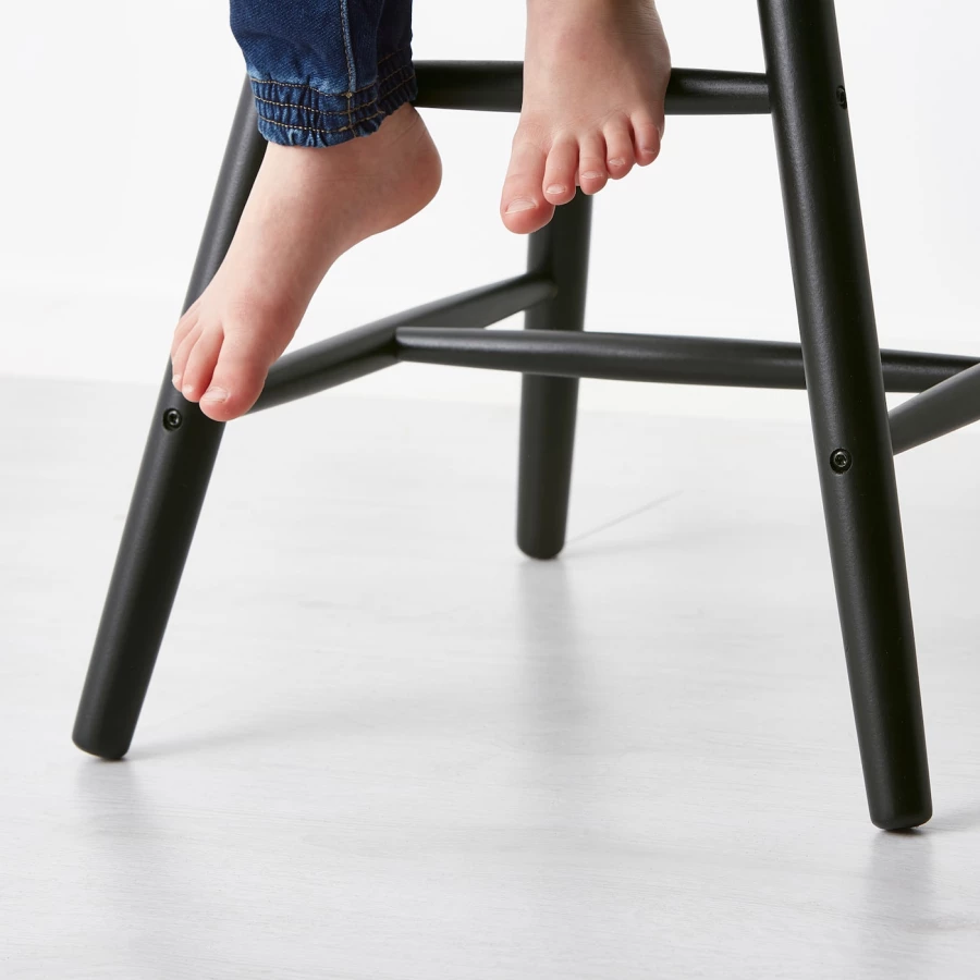 Детский стул - AGAM IKEA/ АГАМИ ИКЕА, 79х41 см, коричневый (изображение №4)