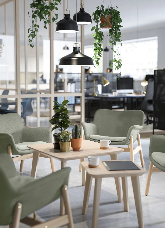 Кресло - IKEA VEDBO, 73х65х75 см, зеленый, ВЕДБУ ИКЕА (изображение №2)