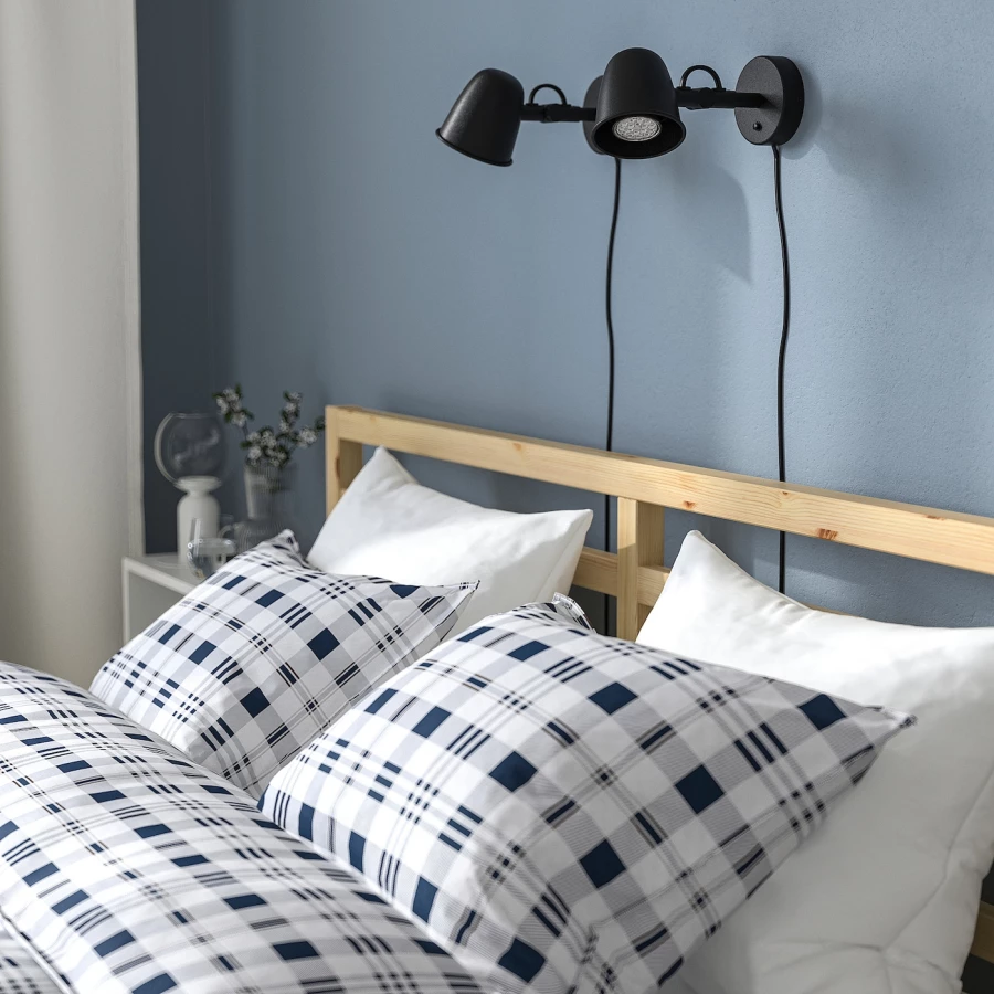 Двуспальная кровать - IKEA TARVA/LINDBÅDEN/LINDBADEN, 200х140 см, сосна, ТАРВА/ЛИНДБАДЕН ИКЕА (изображение №9)