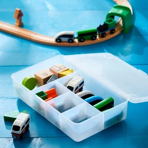 Второе фото. Коробка с крышкой - GLIS IKEA/ ГЛИС ИКЕА, 21х8 см, прозрачный