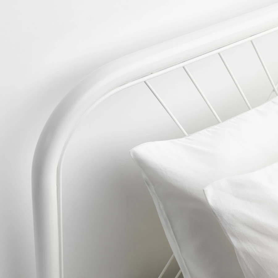 Каркас кровати - IKEA NESTTUN/LINDBÅDEN/LINDBADEN, 200х160 см, белый, НЕСТТУН/ЛИНДБАДЕН ИКЕА (изображение №9)