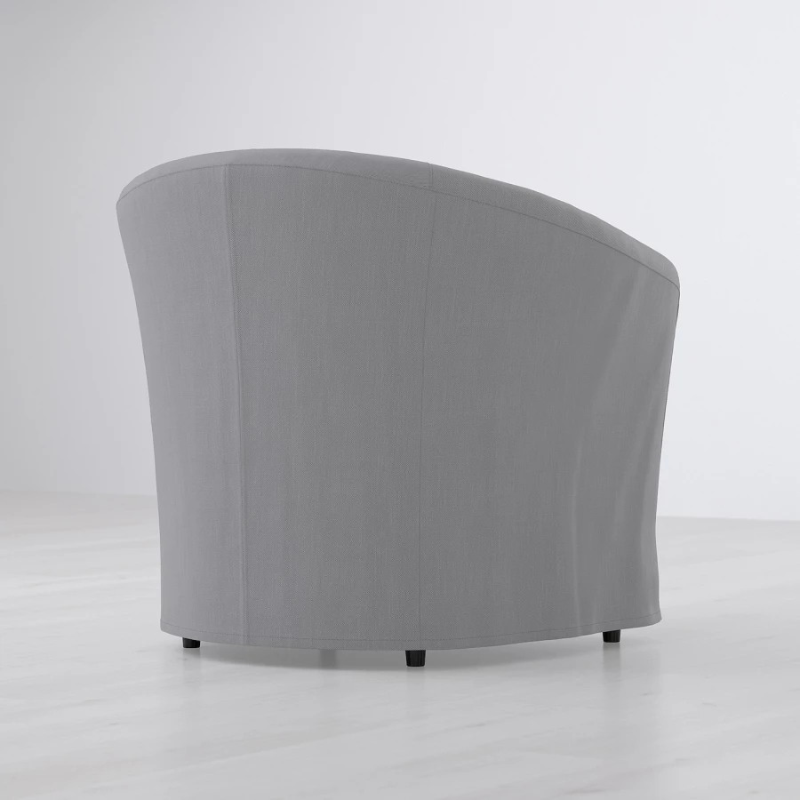 Кресло с подголовником - IKEA TULLSTA, 79х70х78 см, светло-серый, ТУЛЛЬСТА ИКЕА (изображение №3)