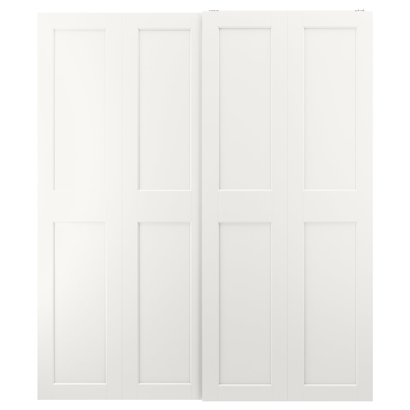 Пара раздвижных дверных рам - IKEA GRIMO /ГРИМО ИКЕА, 200х236 см, белый