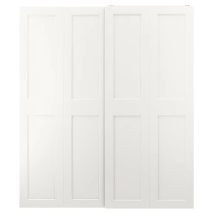 Пара раздвижных дверных рам - IKEA GRIMO /ГРИМО ИКЕА, 200х236 см, белый