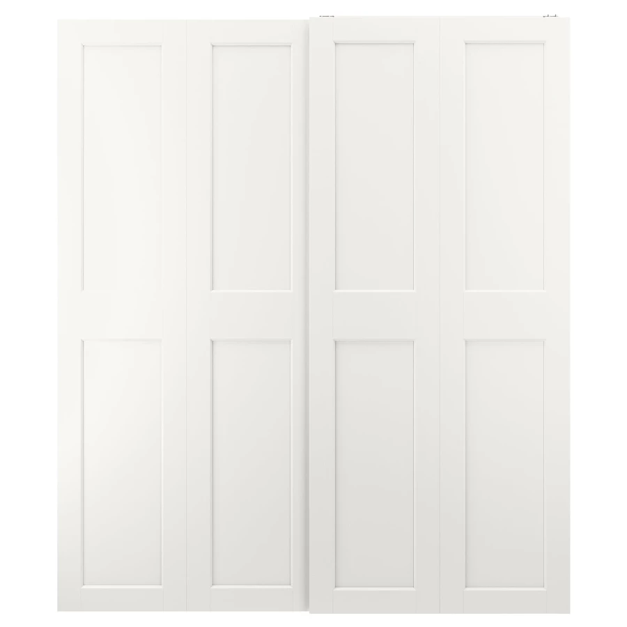 Пара раздвижных дверных рам - IKEA GRIMO /ГРИМО ИКЕА, 200х236 см, белый (изображение №1)