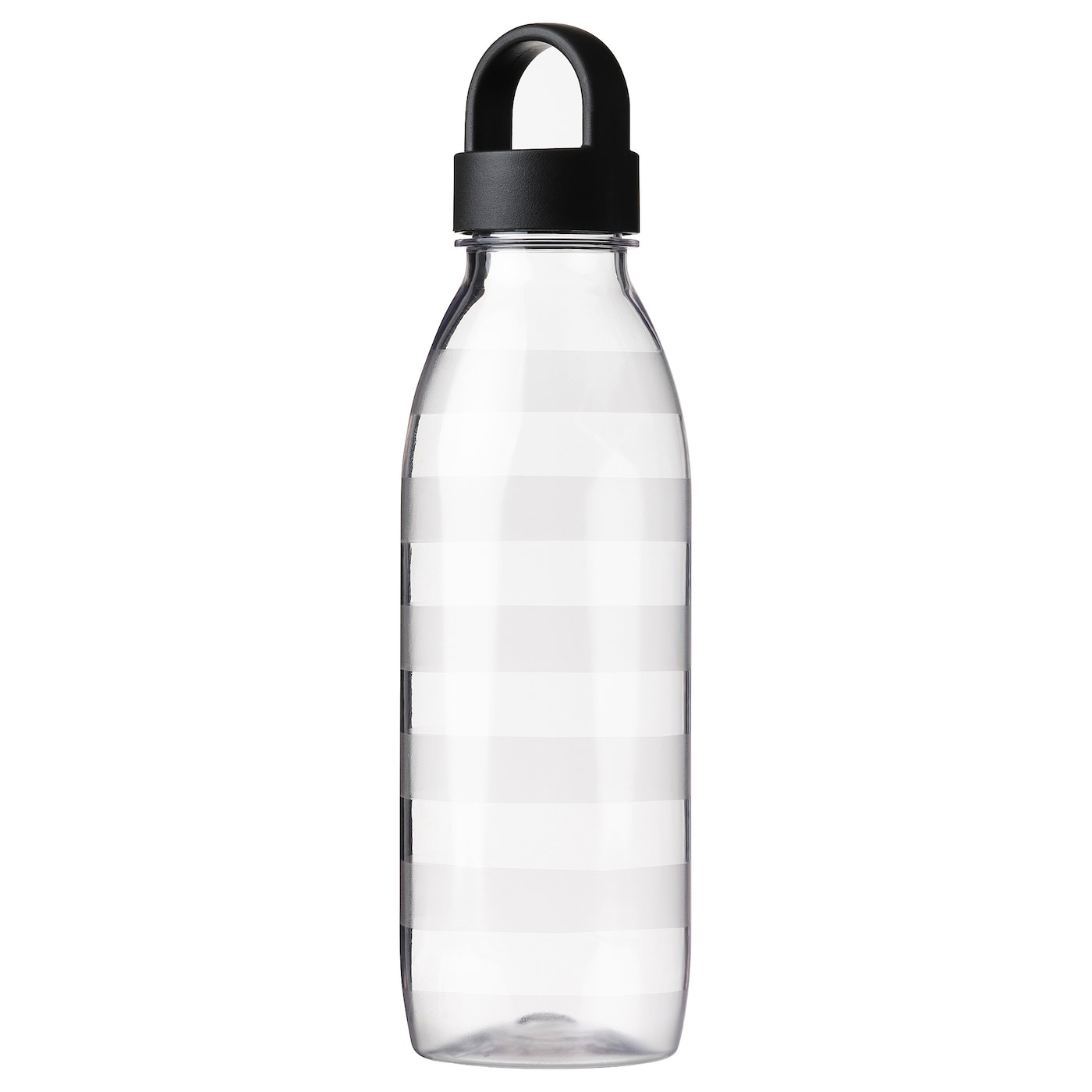 Бутылка с крышкой - IKEA 365+, 0.7 л, прозрачный/темно-серый, ИКЕА 365+