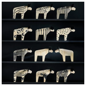 Второе фото. Статуэтка IKEA HÖSTAGILLE/ХЁСТАГИЛЛЕ ИКЕА, 18 см, под беленый дуб