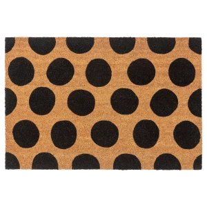 Коврик придверный IKEA TÅGFORDON/ТОГФОРДОН ИКЕА, 60х90 см, черный/оранжевый