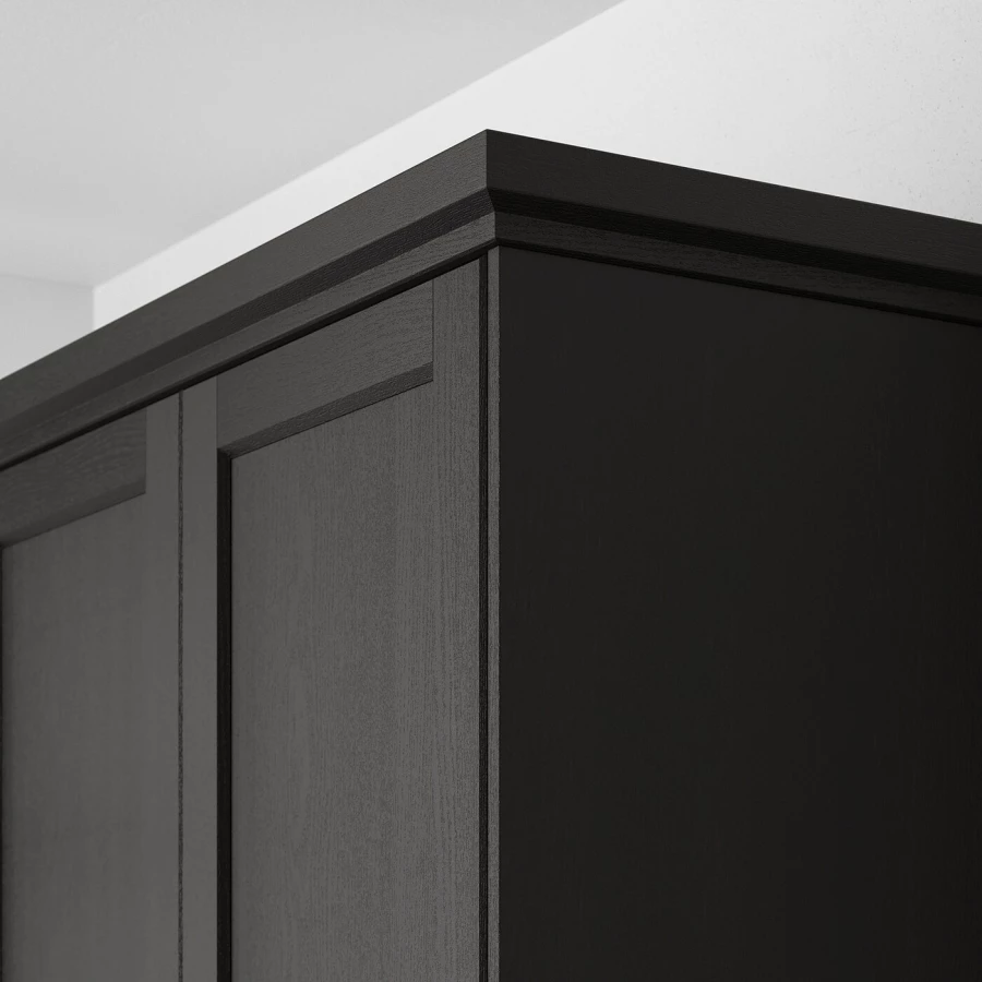 Лента декоративная профилированная  - LERHYTTAN IKEA/ ЛЕРХЮТТАН ИКЕА, 221х4,3 см, черный (изображение №4)
