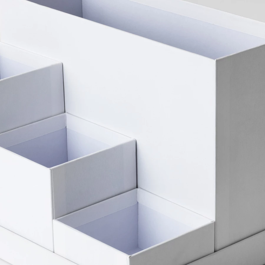 Настольный органайзер - TJENA IKEA/ ТЬЕНА ИКЕА, 18х17 см,  белый (изображение №8)