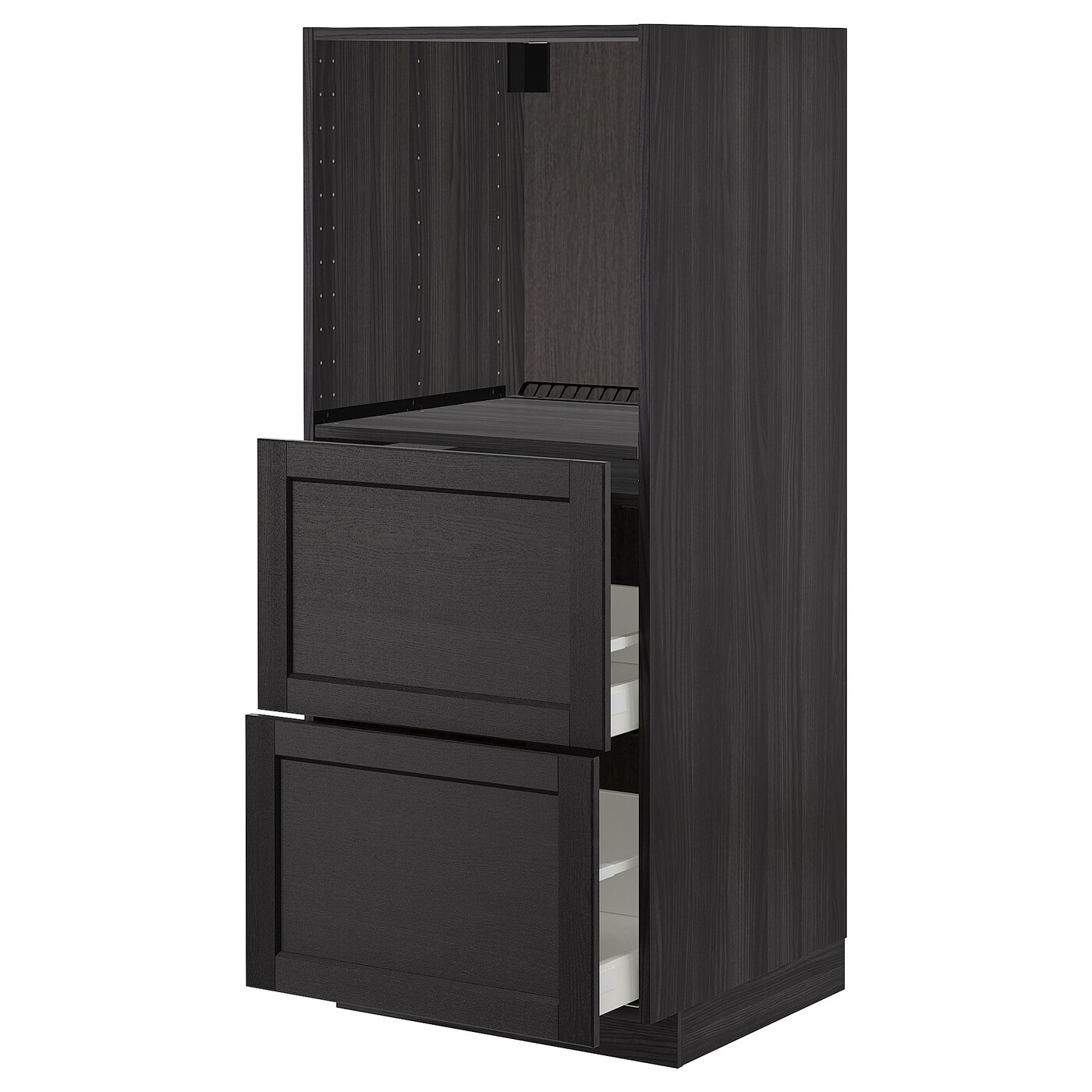 Напольный кухонный шкаф  - IKEA METOD MAXIMERA, 88x62x60см, темно-серый, МЕТОД МАКСИМЕРА ИКЕА