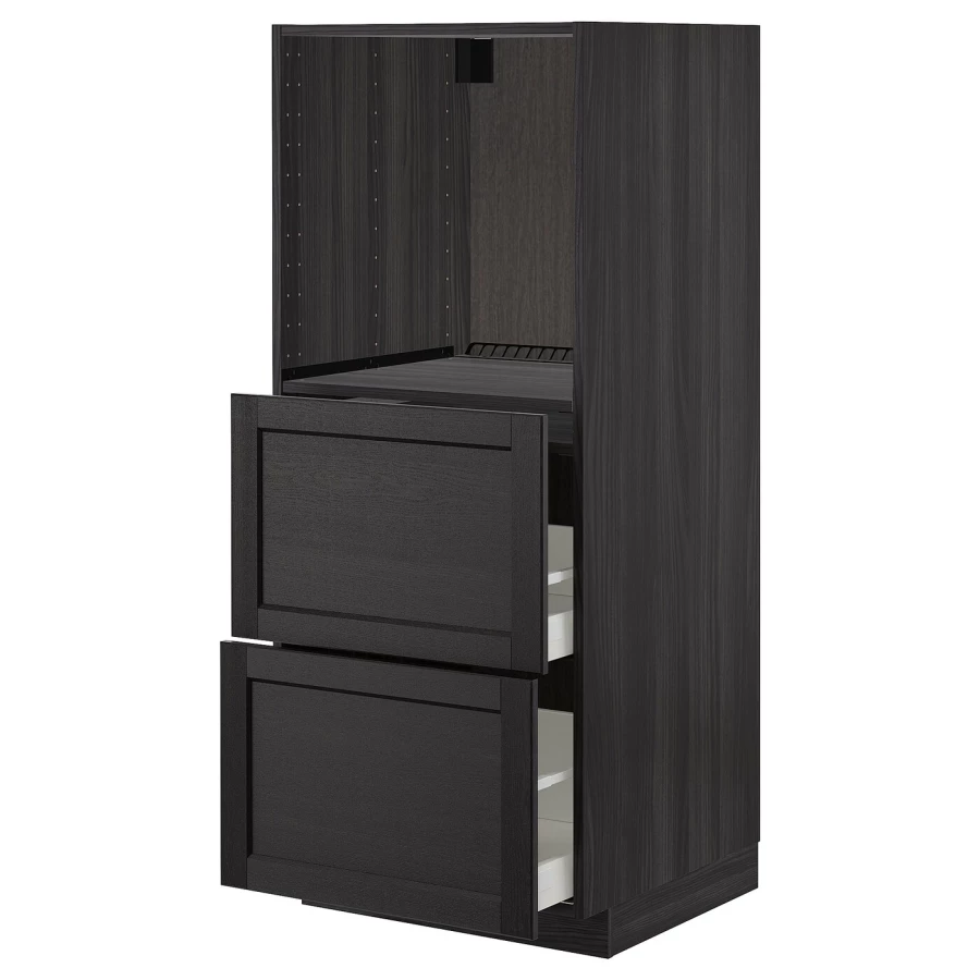 Напольный кухонный шкаф  - IKEA METOD MAXIMERA, 88x62x60см, темно-серый, МЕТОД МАКСИМЕРА ИКЕА (изображение №1)