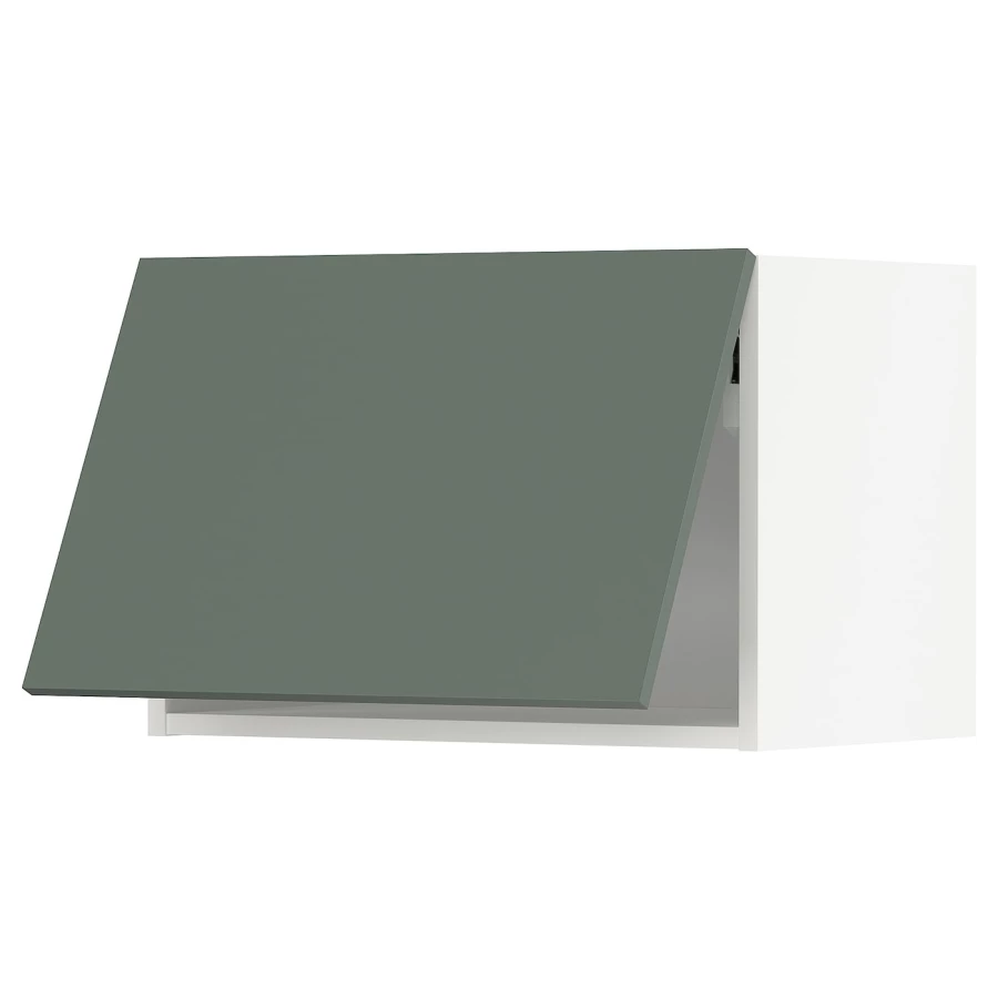 Навесной шкаф - METOD IKEA/ МЕТОД ИКЕА, 80х60 см, белый/темно-зеленый (изображение №1)