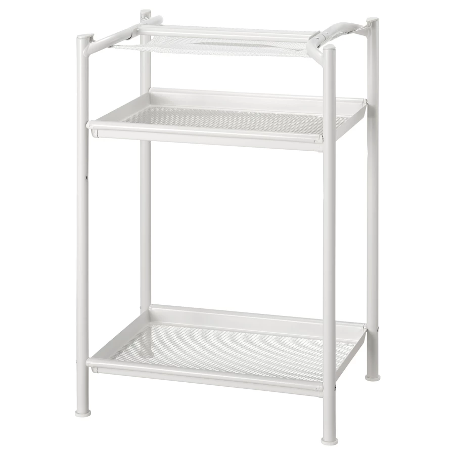 Письменный стол - IKEA MITTCIRKEL /SPÄND, 140х60 см, белый/под беленый дуб, МИТТКЕРКЕЛ/СПЭНД ИКЕА (изображение №3)