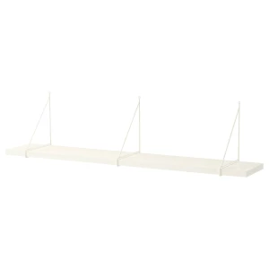 Полка настенная - BERGSHULT/PERSHULT IKEA/БЕРГСХУЛЬТ/ ПЕРСХУЛЬТ ИКЕА, 120х20 см, белый