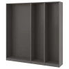 Каркас гардероба - IKEA PAX, 200x35x201 см, темно-серый ПАКС ИКЕА