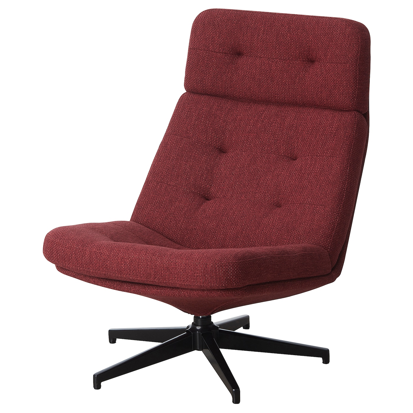 Вращающееся кресло - IKEA HAVBERG, 66х99х92 см, красный, ХАВБЕРГ ИКЕА