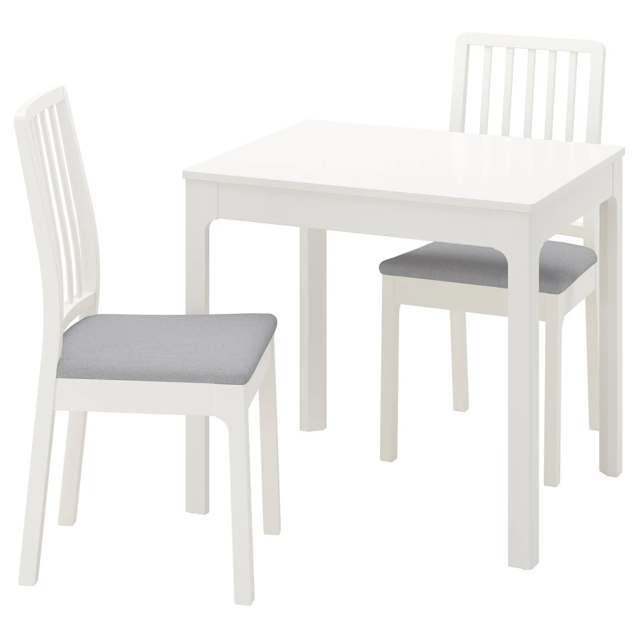 Стол и 4 стула - EKEDALEN / EKEDALEN IKEA/ ЭКЕДАЛЕН ИКЕА, 180/120 см, белый (изображение №2)