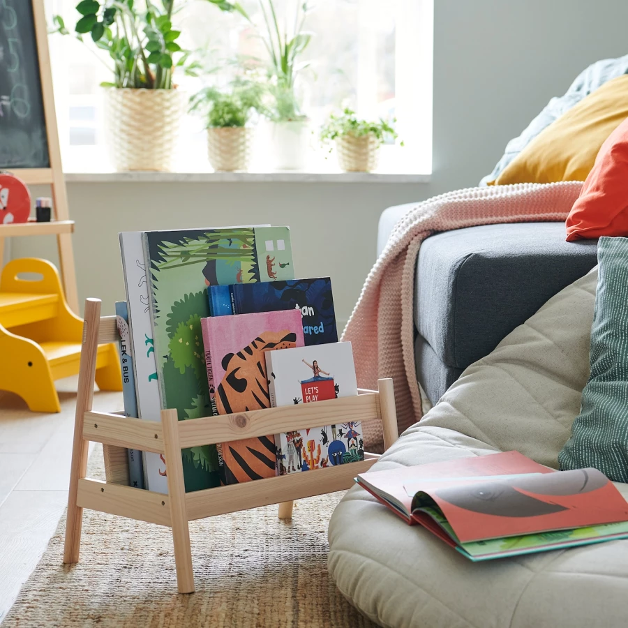 Подставка для книг - FLISAT IKEA/ ФЛИСАТ ИКЕА, 49x28x41 см, дерево (изображение №2)