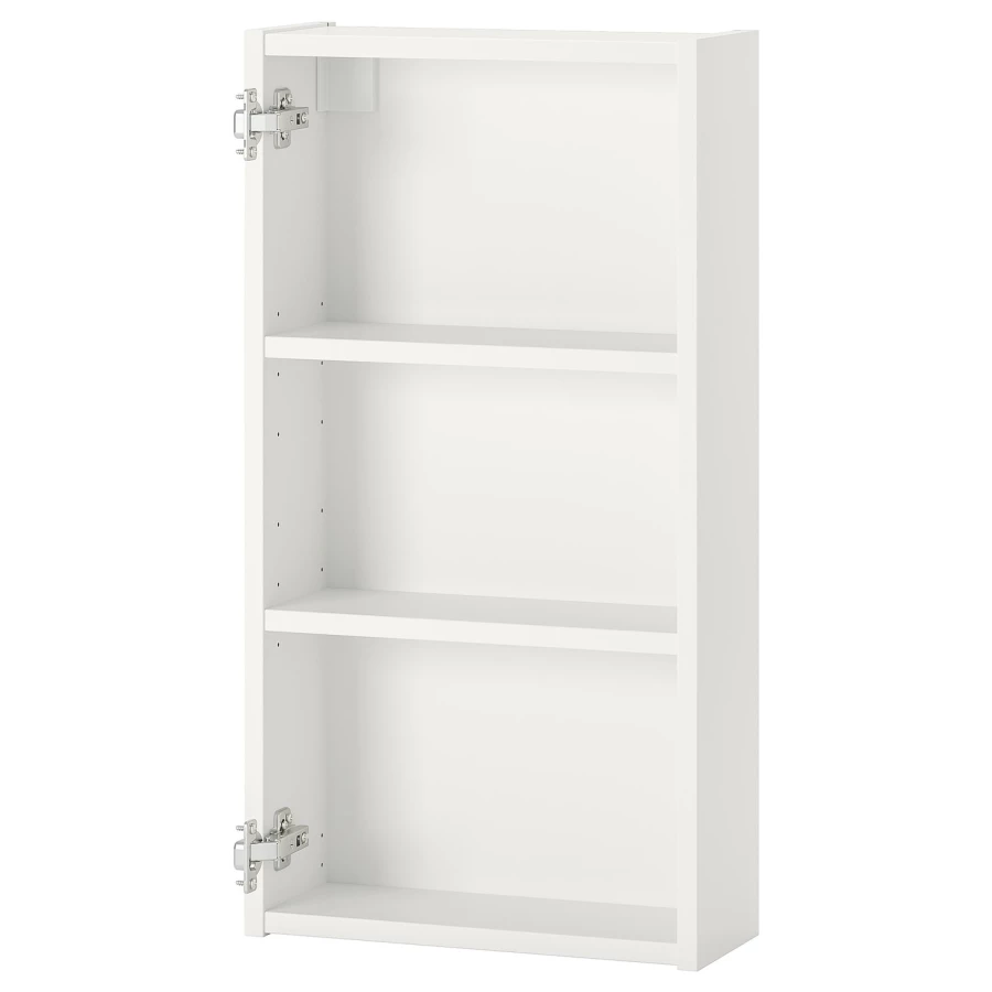 Каркас навесного шкафа для ванной комнаты - ENHET IKEA/ ЭНХЕТ ИКЕА, 40x15x75 см, белый (изображение №1)
