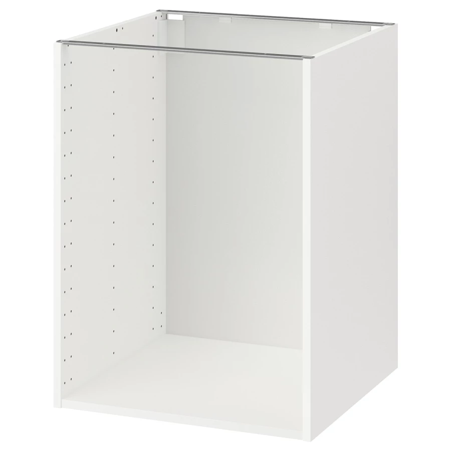 Каркас напольного шкафа - IKEA METOD, 60x60x80 см, белый МЕТОД ИКЕА (изображение №1)
