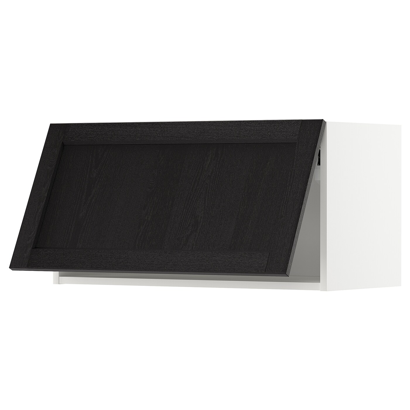 Навесной шкаф - METOD IKEA/ МЕТОД ИКЕА, 40х80 см, черный/белый